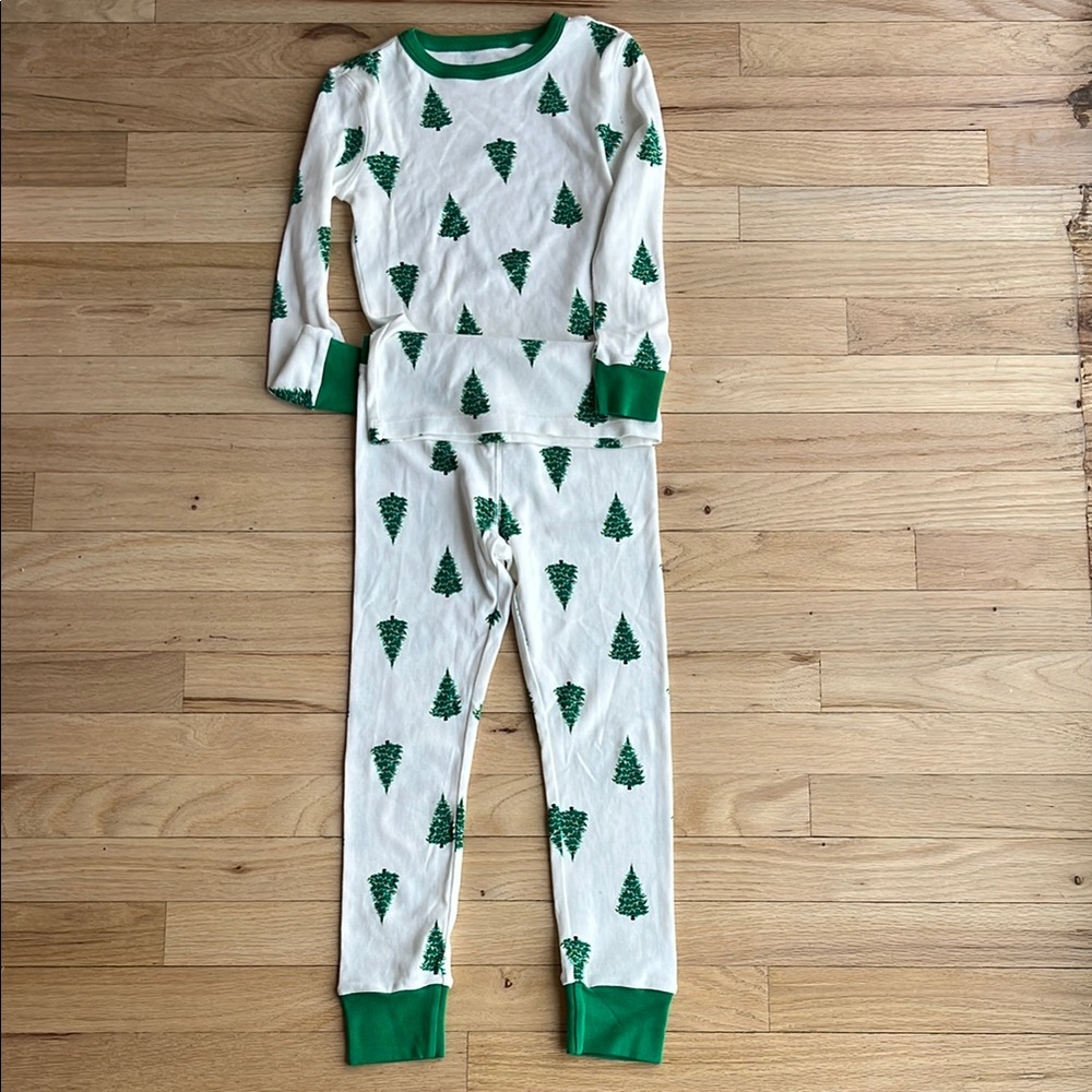 Green and White Kids Pajamas T6 Crewcuts new